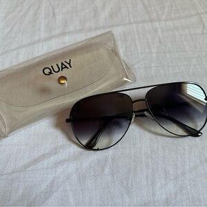 Quay Australia High Key Sunglasses Blk/Fade